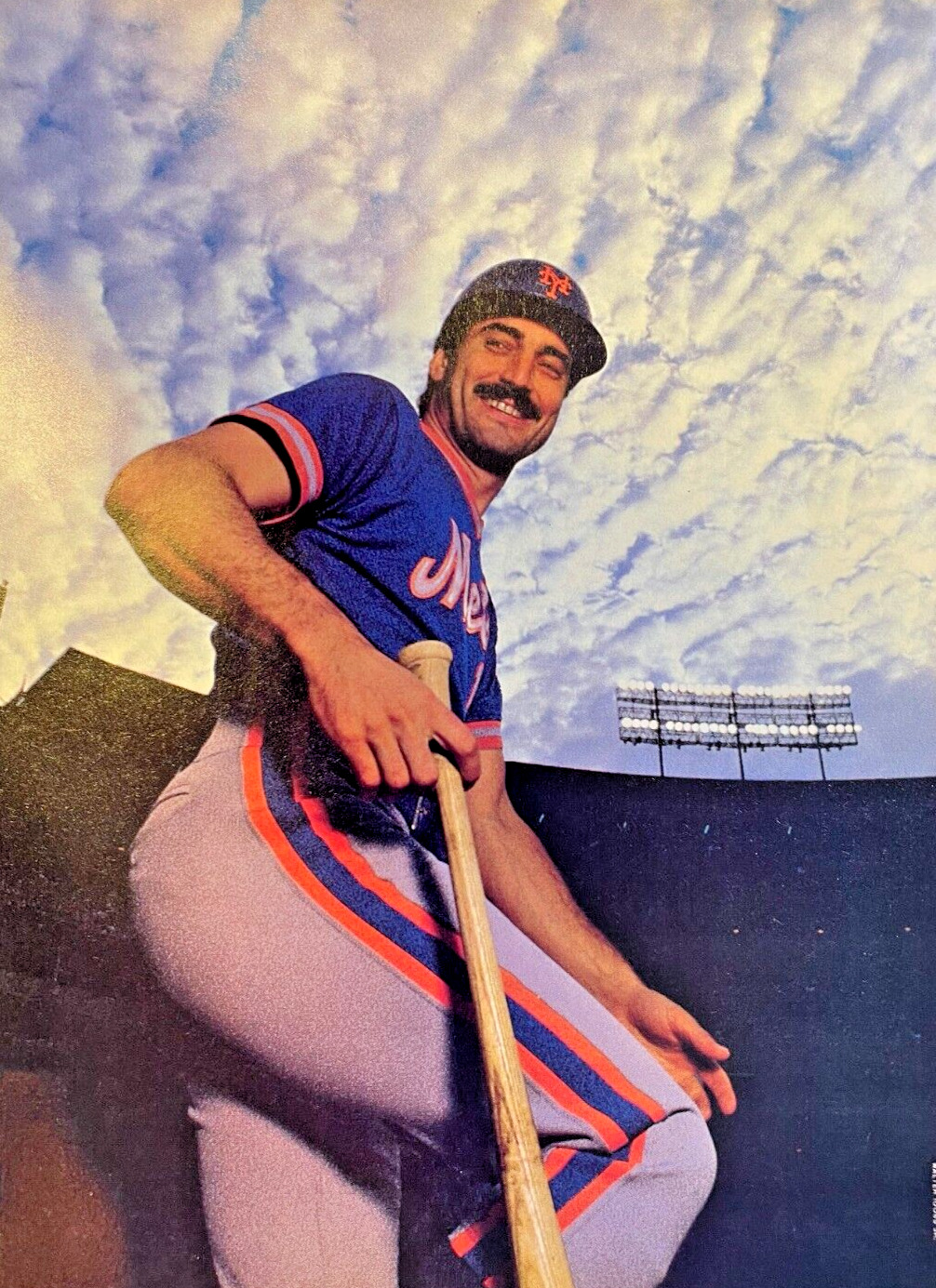 1986 Keith Hernandez New York Mets illustrated