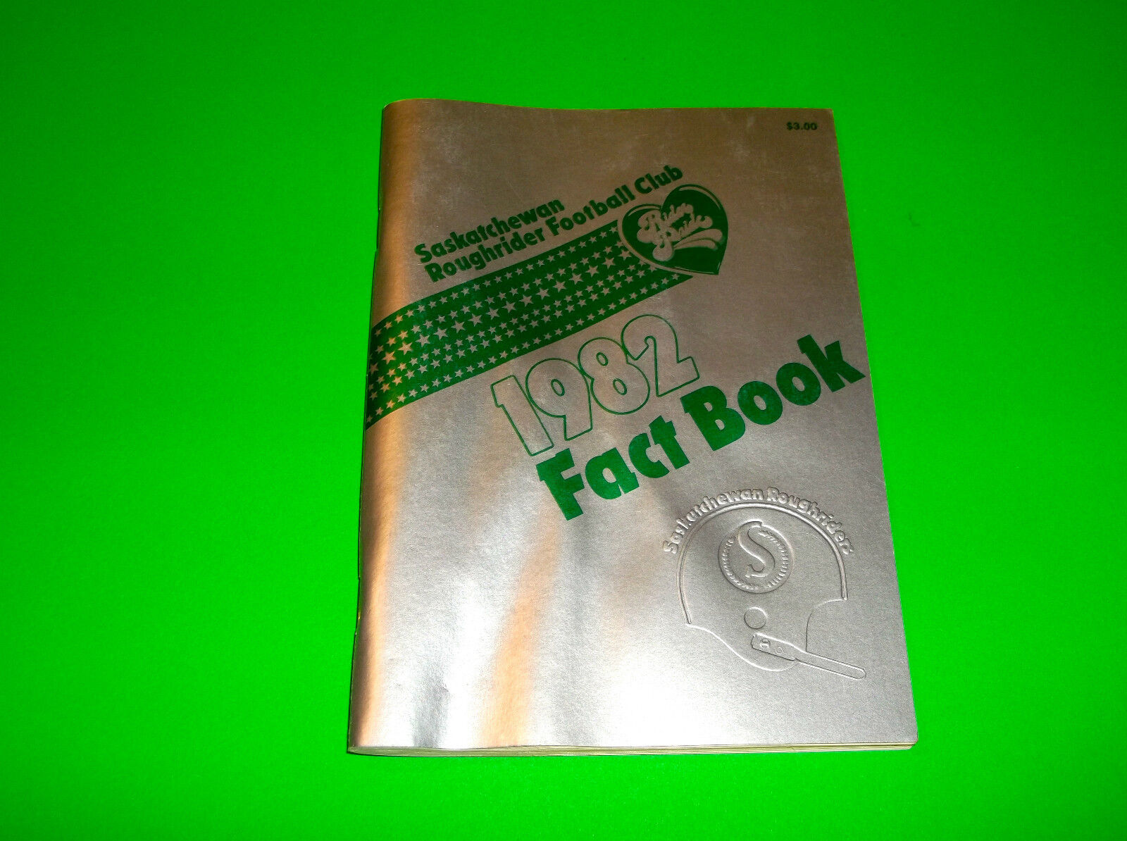 SASKATCHEWAN ROUGHRIDERS 1982 CLUB YEARBOOK FACT BOOK