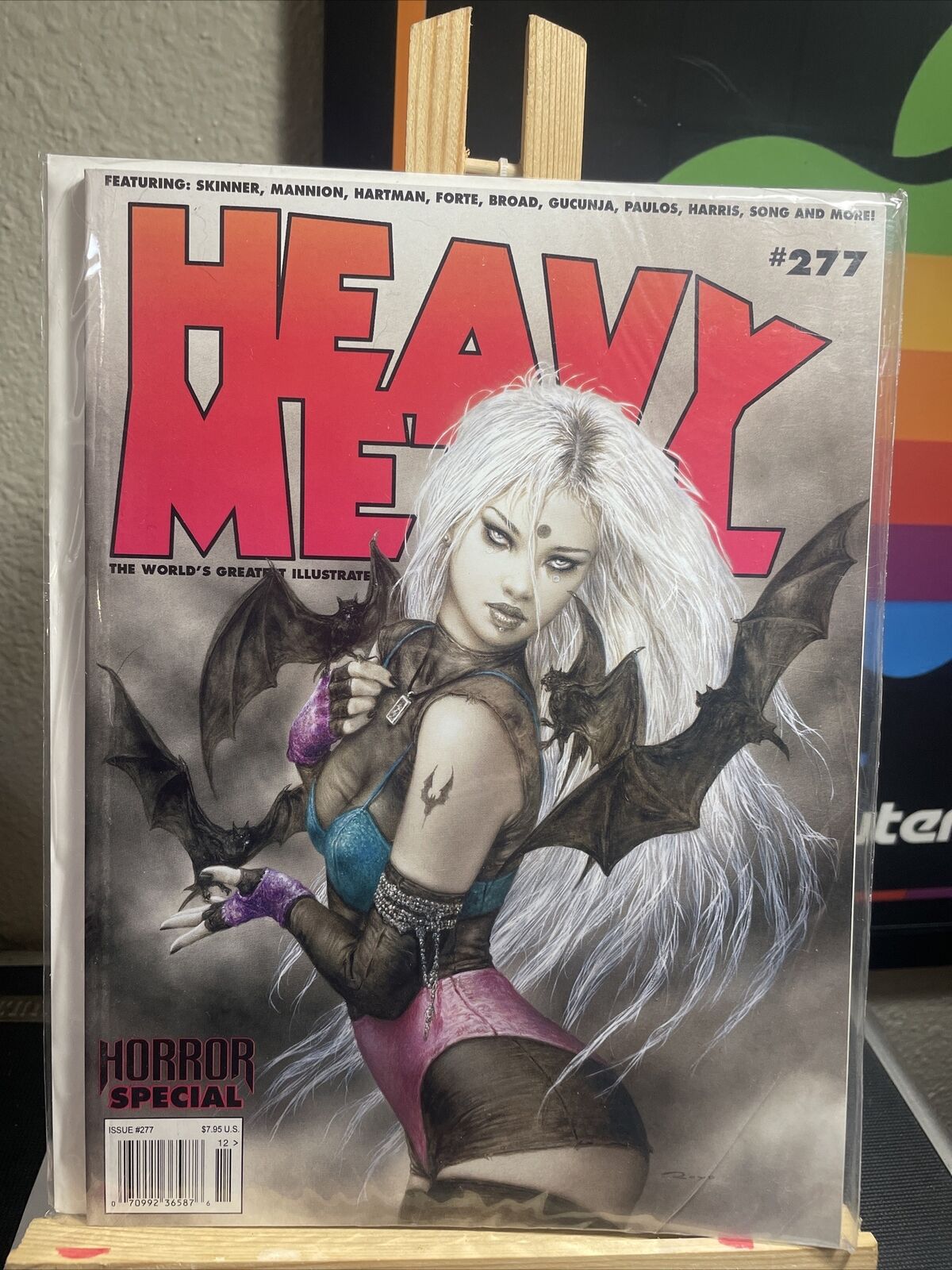 HEAVY METAL Magazine #277 (2015) Horror Special Issue Steve Mannion Skinner 