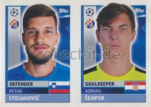Champions League 16/17 - Sticker - QFC03+04 - Petar Stojanovic + Adrian Semper