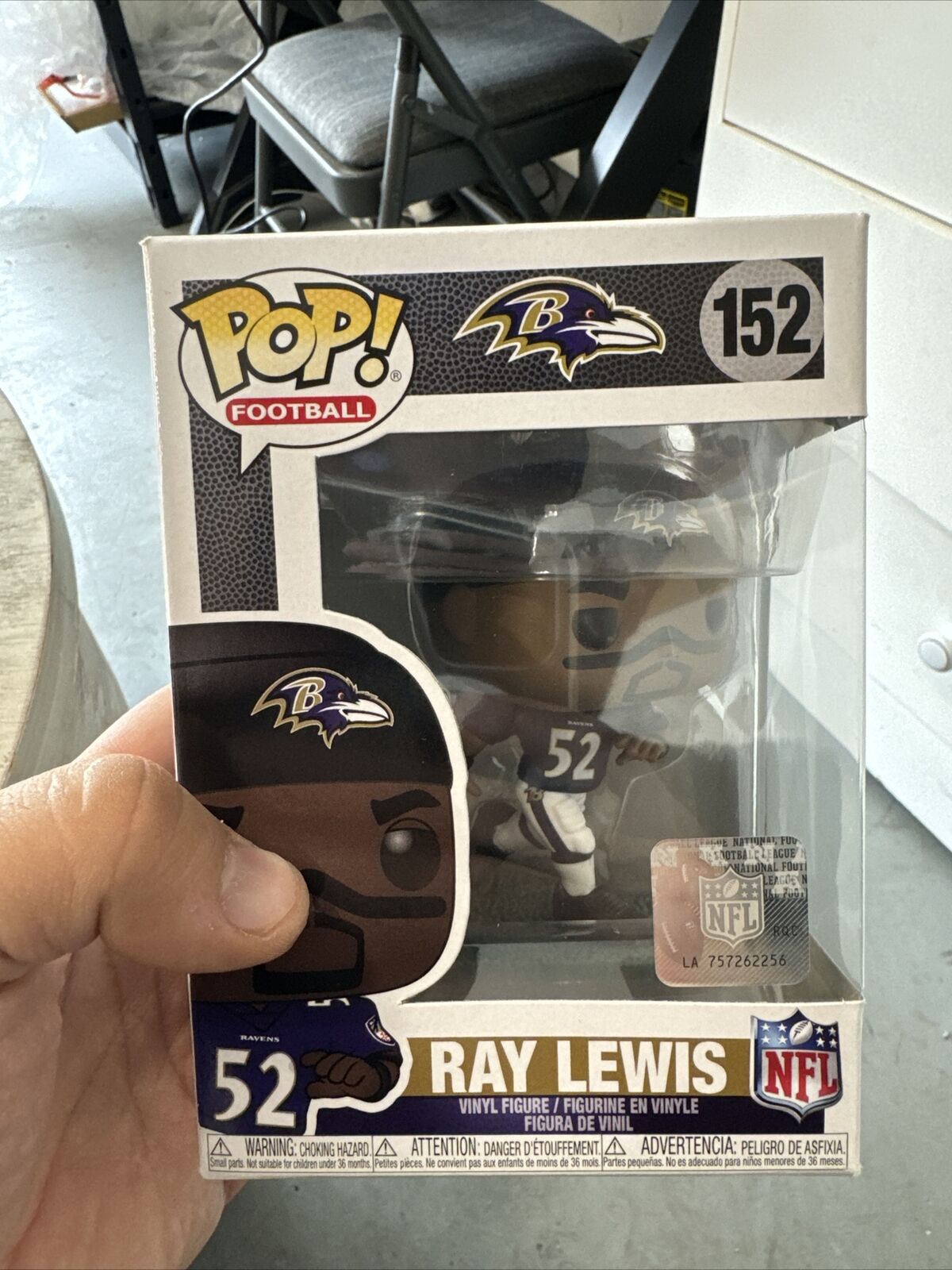 Funko Pop Vinyl: Ray Lewis #152 New But Box Ripped