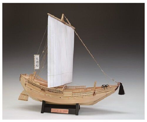 Woody Joe 1/72 Kitamaebune wooden sailing ship model assembly kit