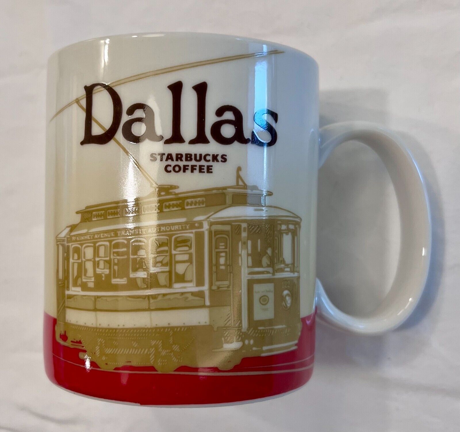 Starbucks Dallas Texas TX Global Icon Collector Series Mug Cup 16oz 2012