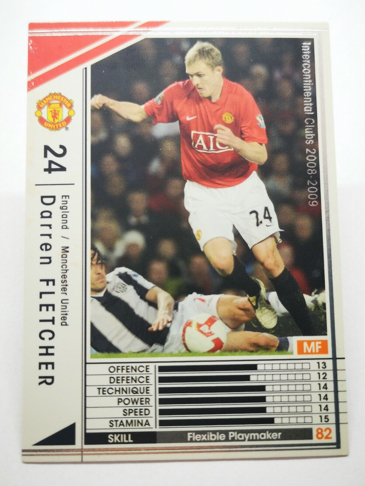2008-09 WCCF IC Manchester U Soccer Card Cards 120/352 Darren Fletcher
