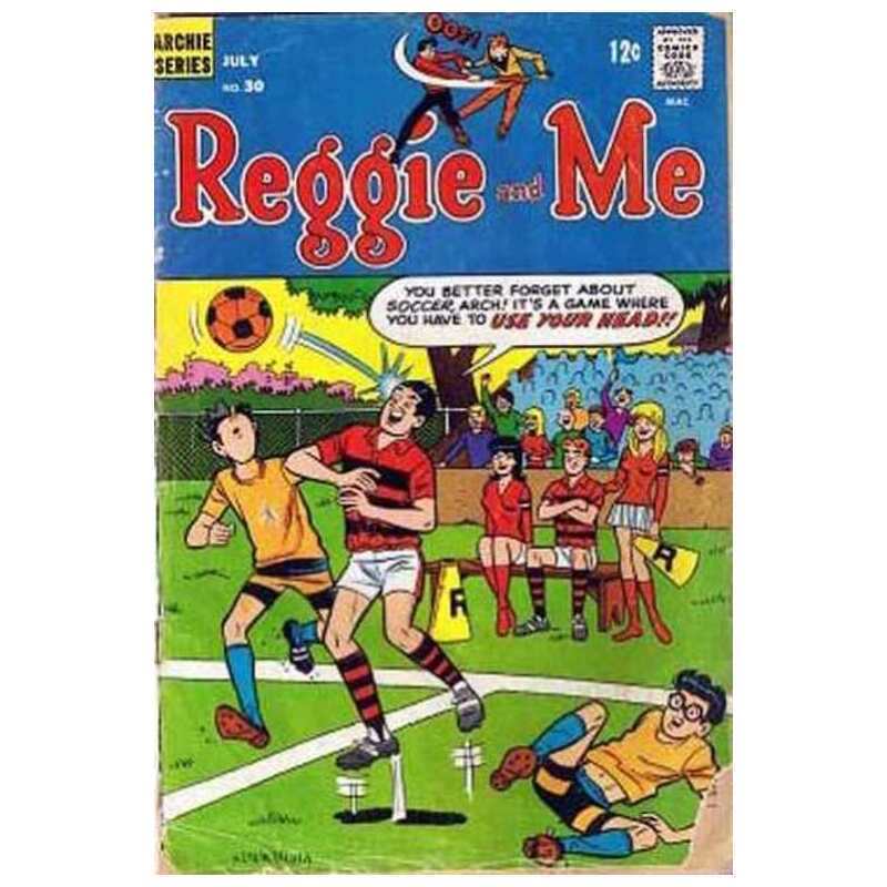 Reggie and Me (1966 series) #30 in Fine condition. Archie comics [q{