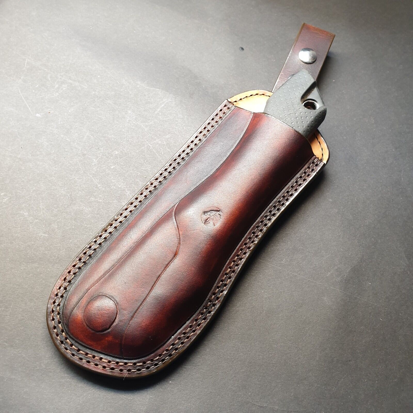 Leather custom sheath for Bahco Laplander Saw & Silky Gomboy 210 & 240 and other