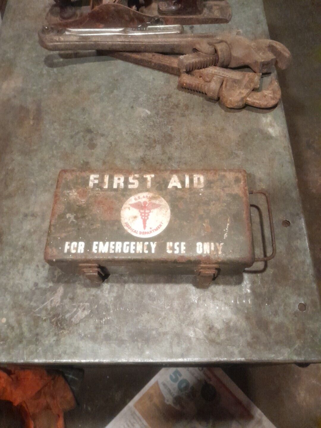 Vintage Us Army World War 2 First Aid Kit