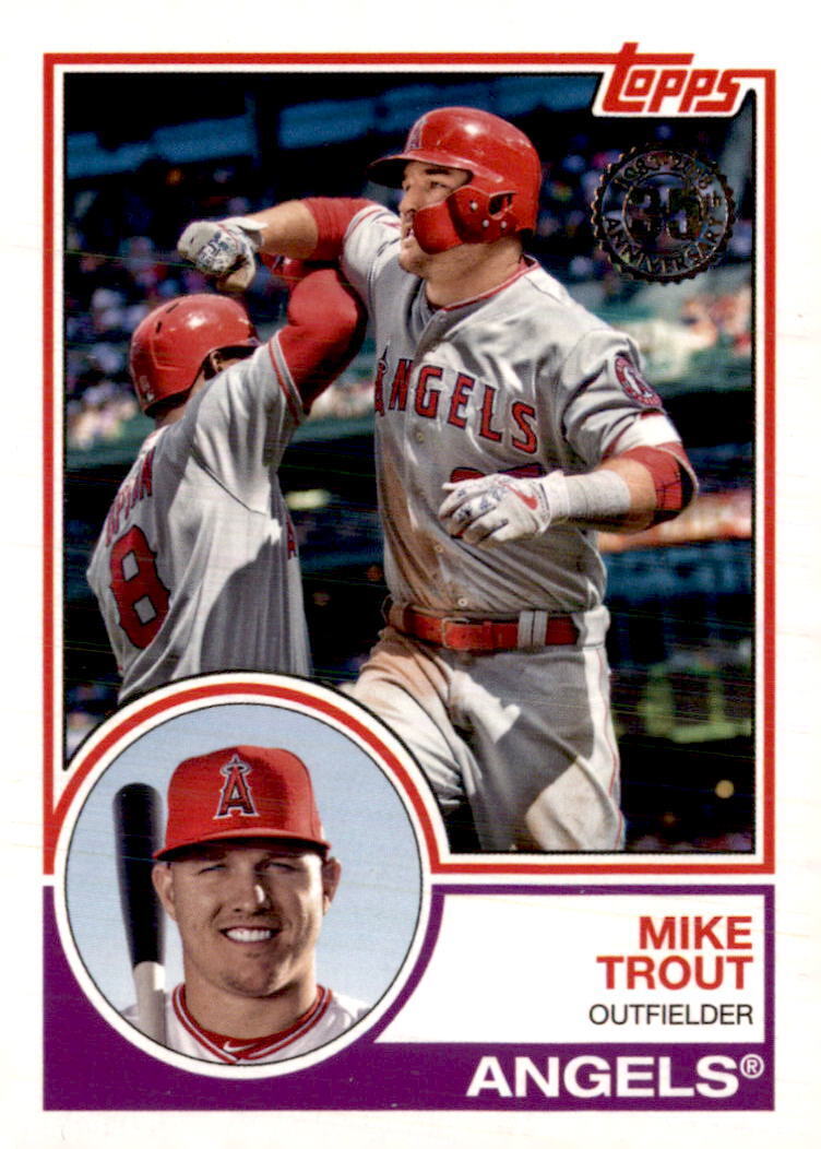 2018 Topps Update #83-42 Mike Trout 1983 Topps RETRO