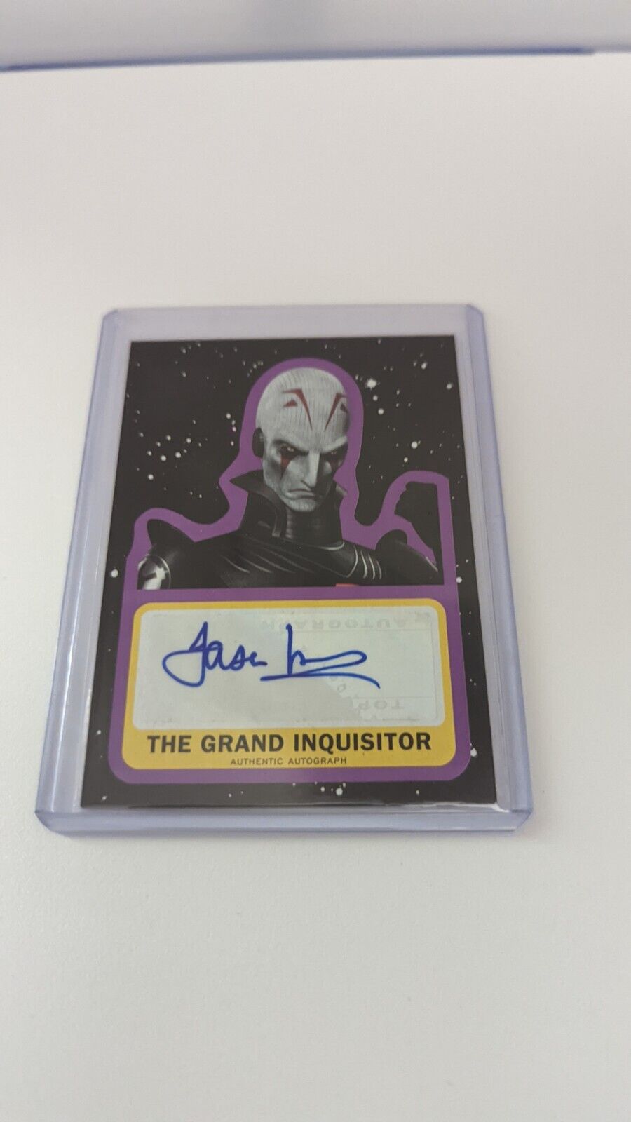 2017 Topps Star Wars Journey to the Last Jedi Jason Isaacs Grand Inquisitor Auto