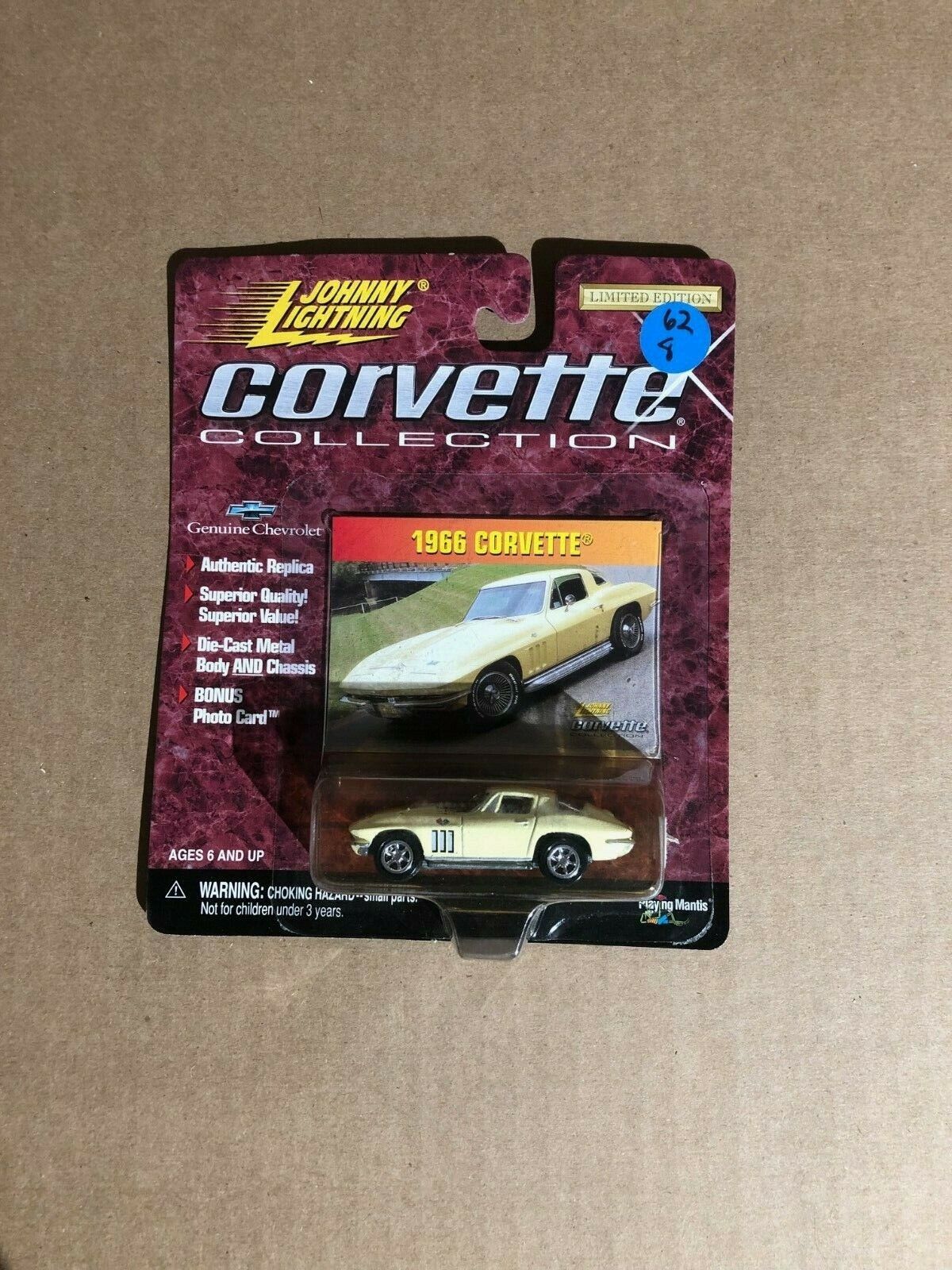 1966 Corvette Johnny Lightning Corvette Collection model toy car