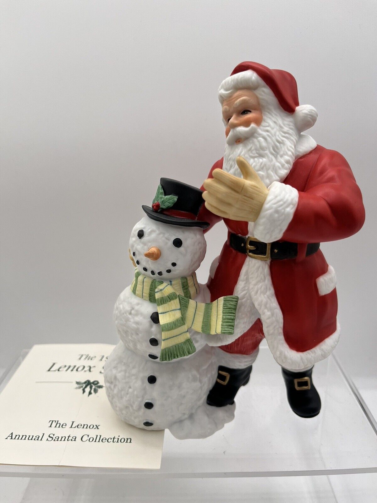 Lenox 1999 Limited Edition Santa Claus with Snowman 7\