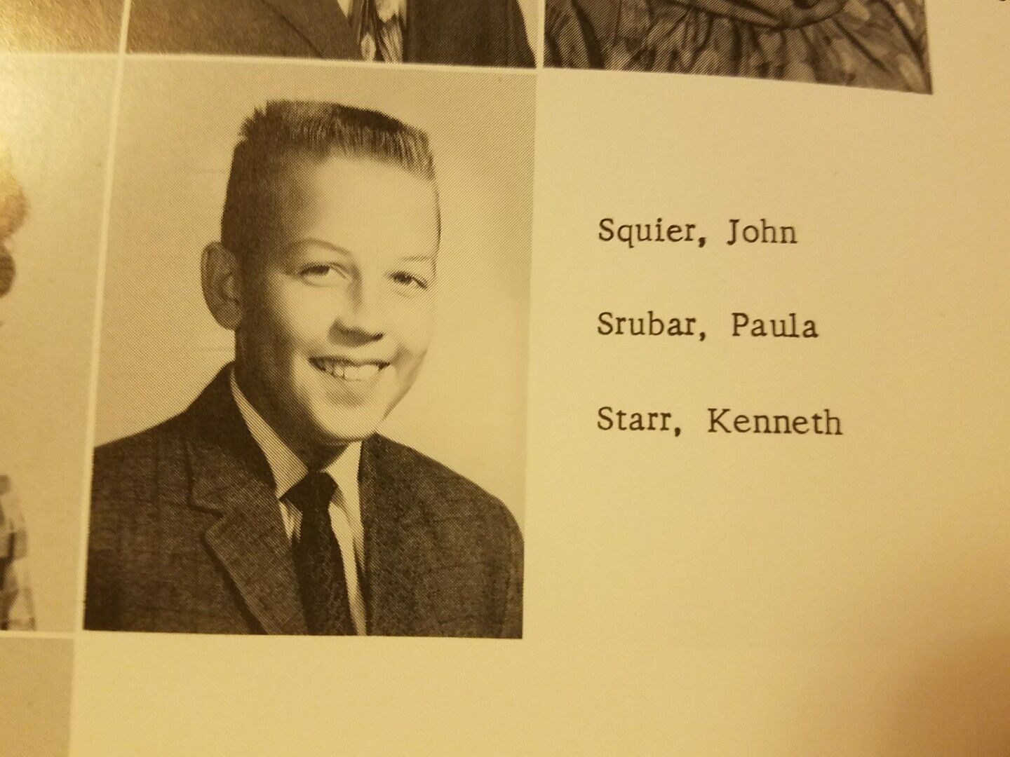 KENNETH KEN STARR High School Yearbook CLINTON IMPEACHMENT 