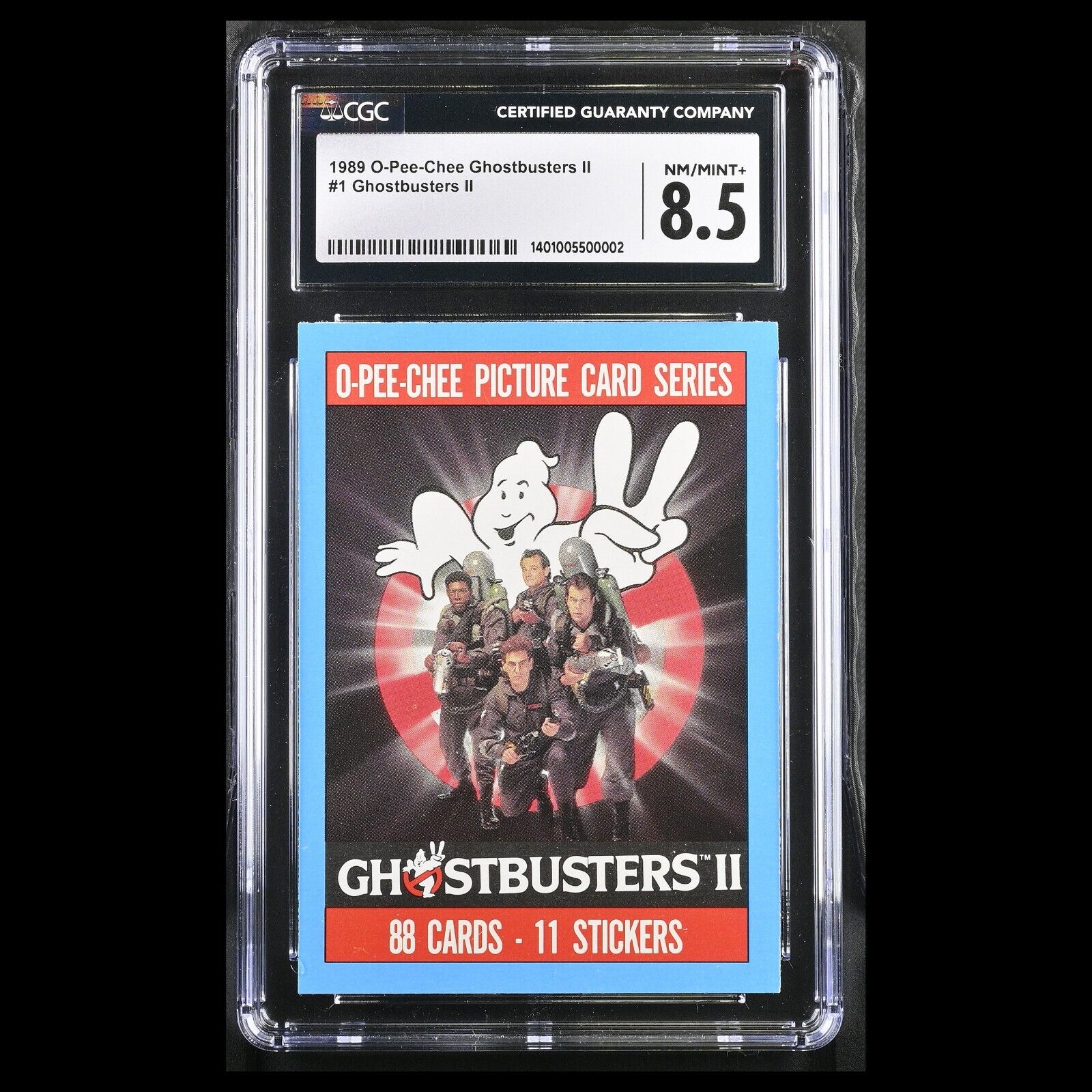 1989 OPC Ghostbusters II - #1 - CGC 8.5
