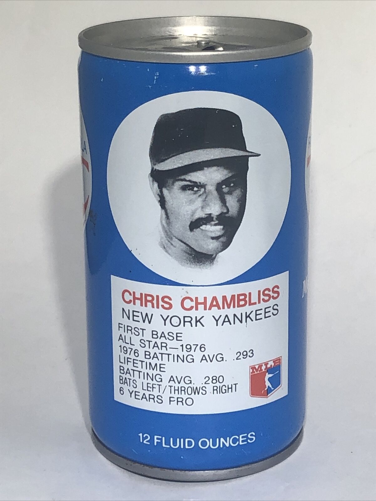 1977 Chris Chambliss New York Yankees RC Royal Crown Cola Can MLB All-Star