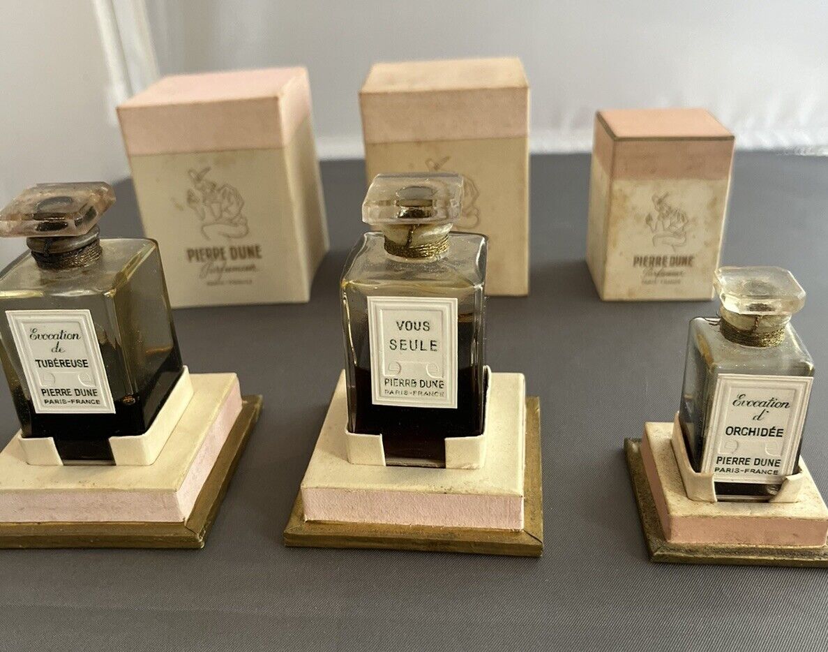 Vintage Pierre Dune Perfume Bottles