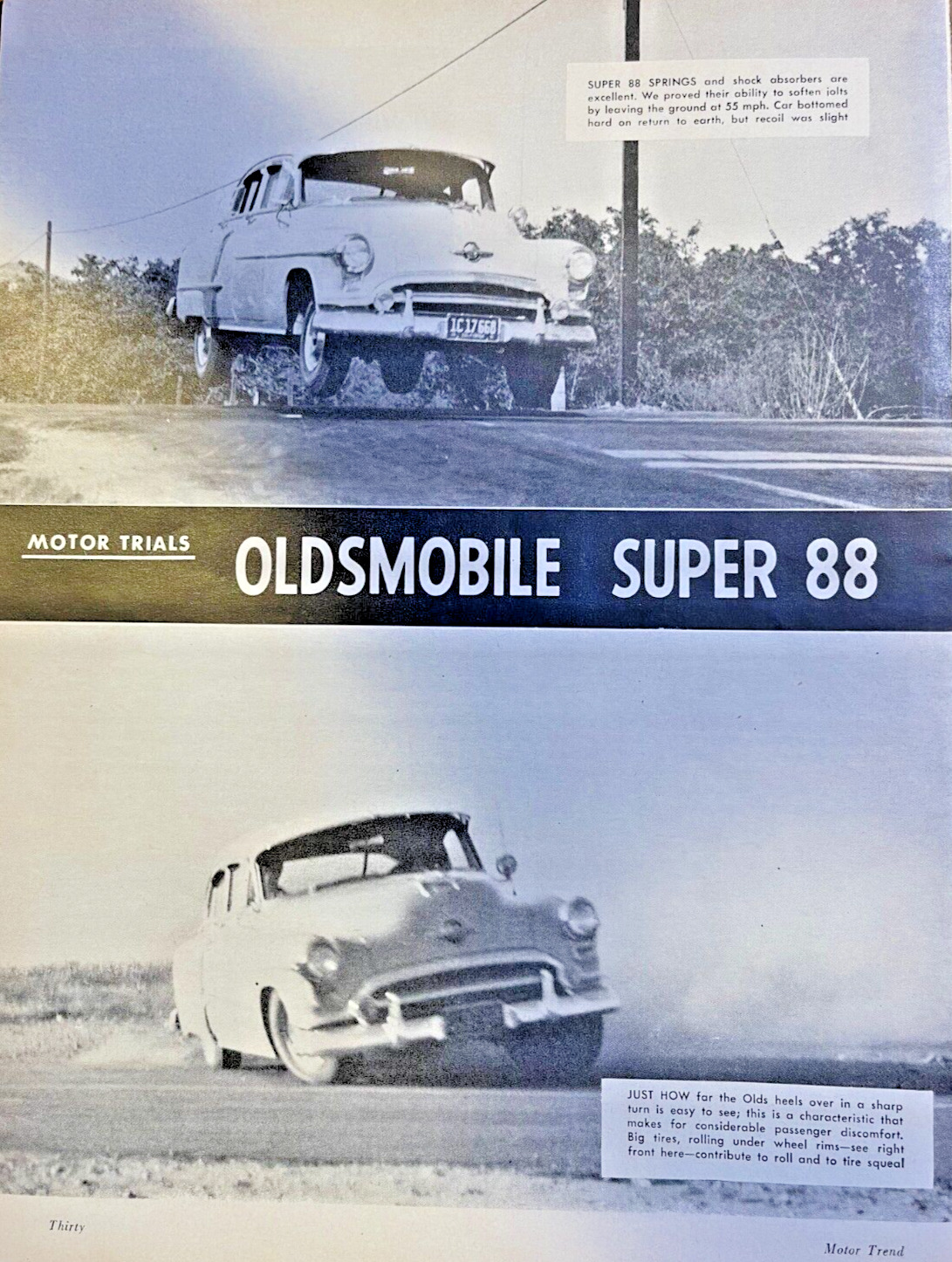 1952 Road Test Oldsmobile Super 88