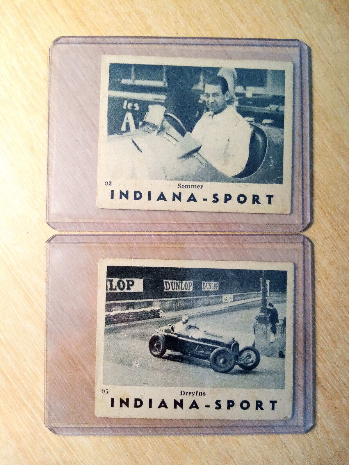1930 SUMMER DREYFUS Card Indiana Sport Jean Donat Dupont Auto Racing no Fangio