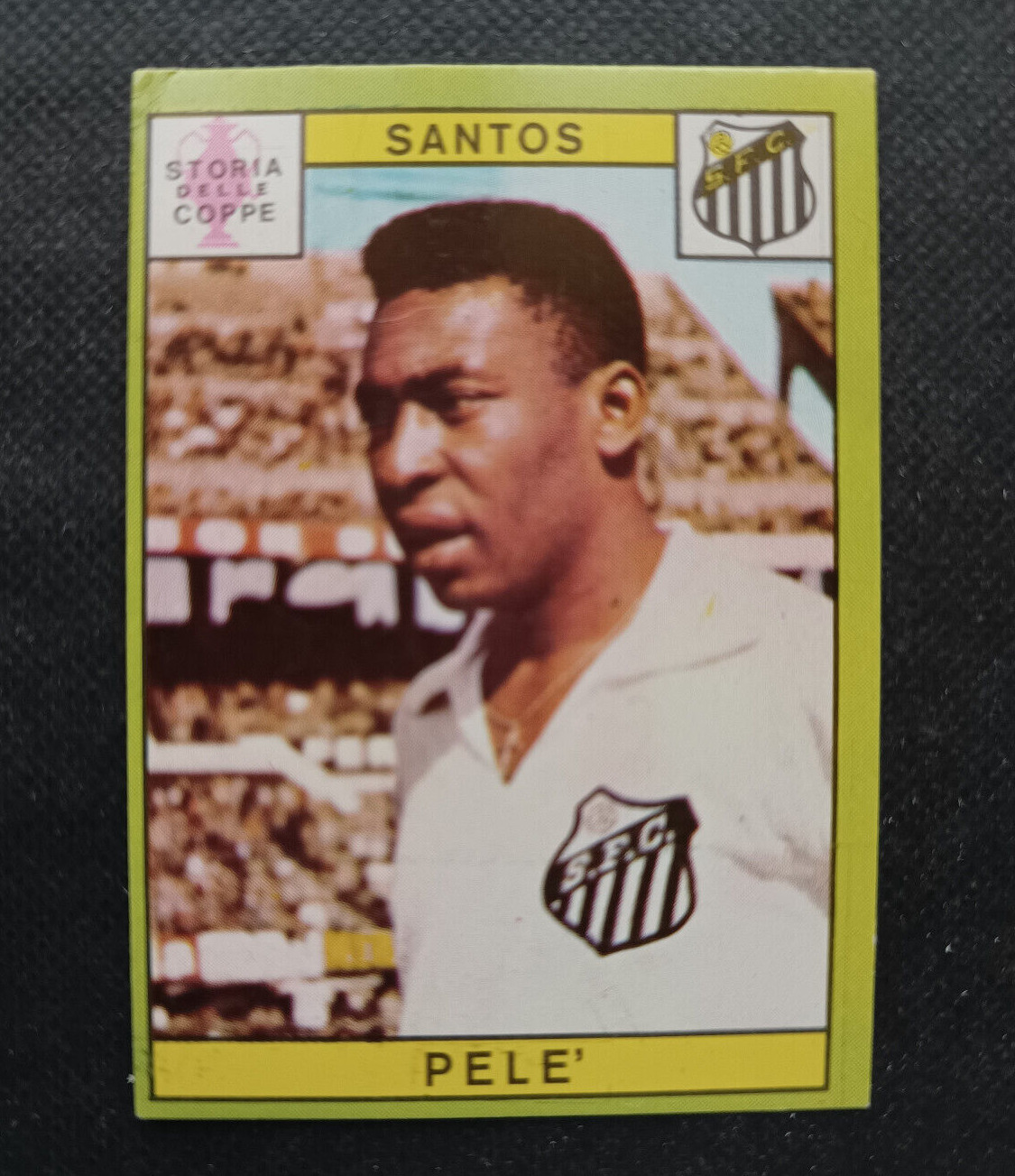 Panini Calciatori 1968-69 PELE Santos Cartoons #