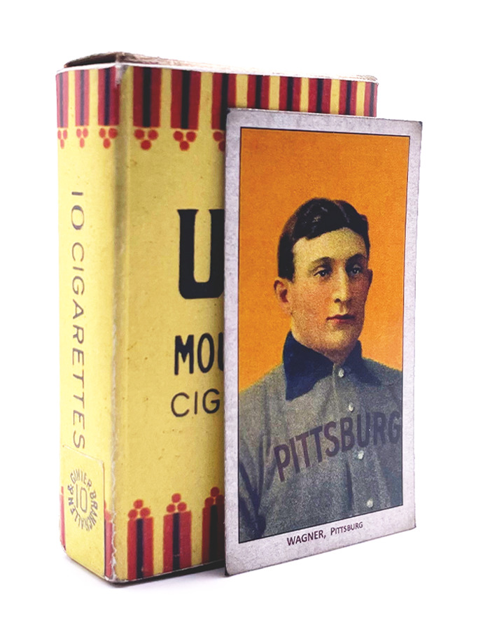 Replica Uzit Cigarette Pack Honus Wagner T-206 Baseball Card 1909 Handmade