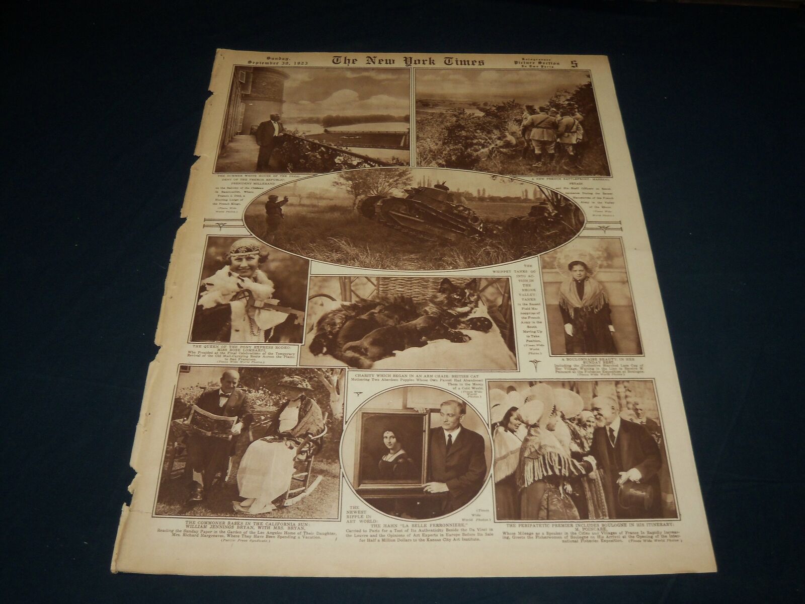 1923 SEPTEMBER 30 NEW YORK TIMES PICTURE SECTION - YOKOHAMA EARTHQUAKE - NT 8898