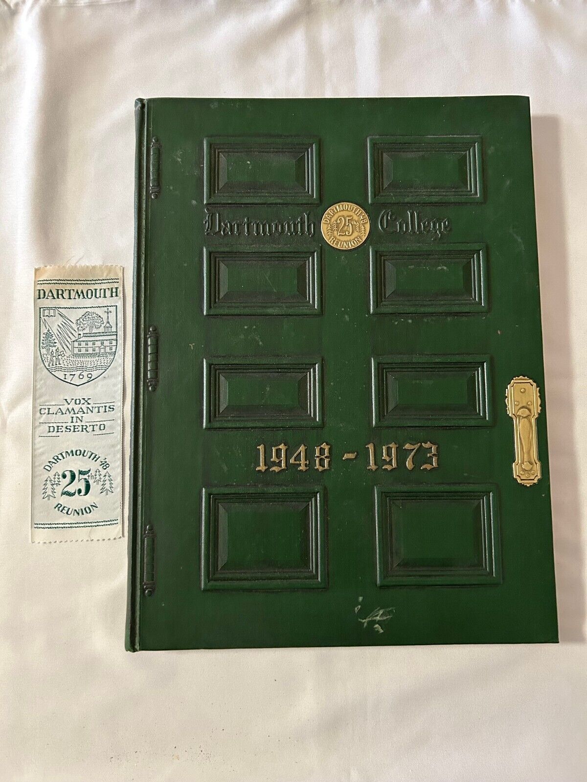 Dartmouth College 1948 – 1973 25th Year Anniversary Reunion Book & Bookmark
