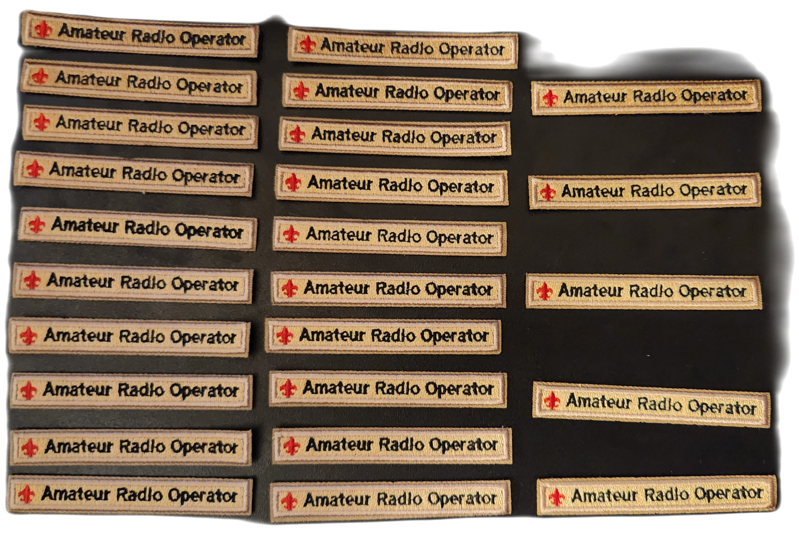 BSA Amateur Radio Operator Patch/Strip -- Packet of 25