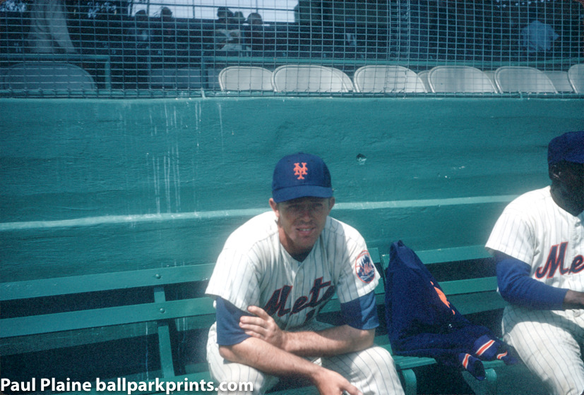 Original 35MM Color Slide Jerry Grote New York Mets