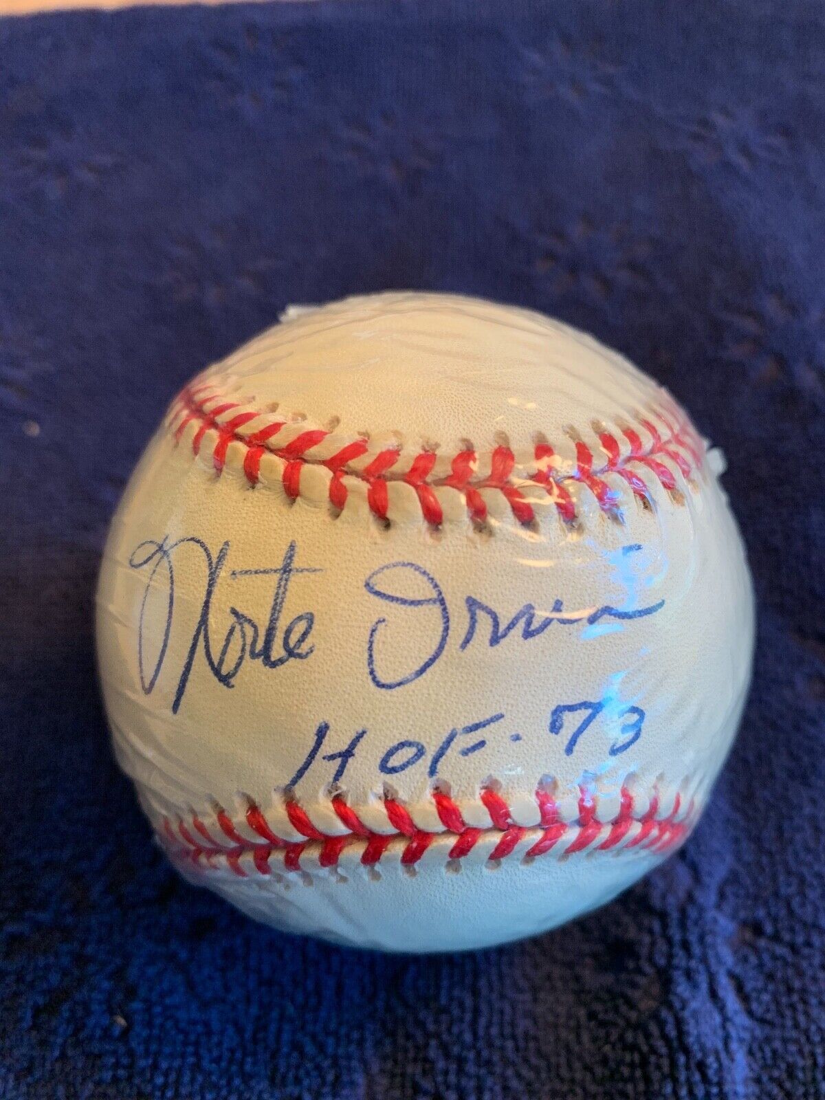 Monte Irvin HOF 73 Autographed ONL Leonard S Coleman Baseball w/COA & Photos