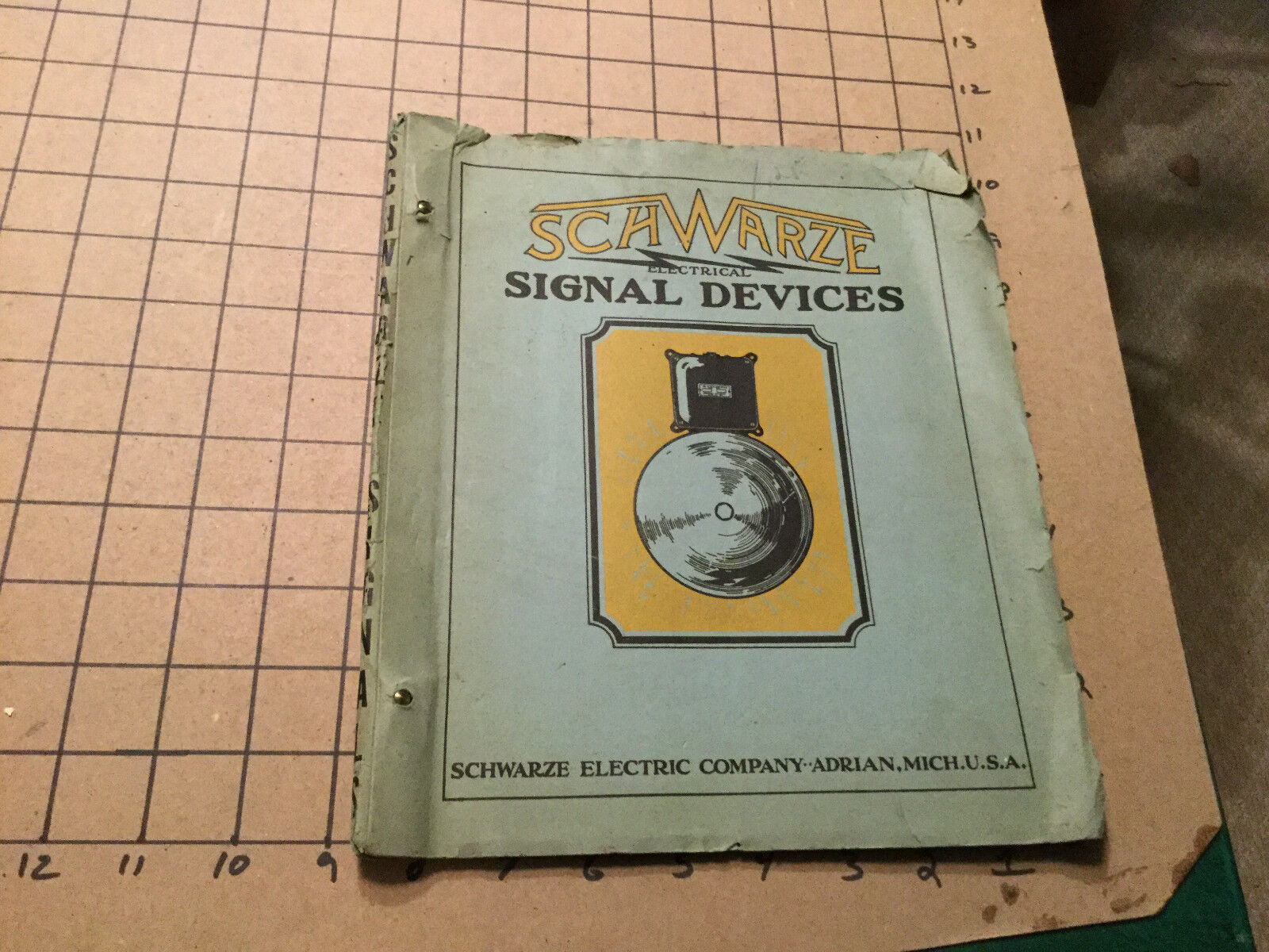 Vintage Original -- SCHWARZE electric SIGNAL DEVICES 1936 CATALOG & PRICES 32pgs