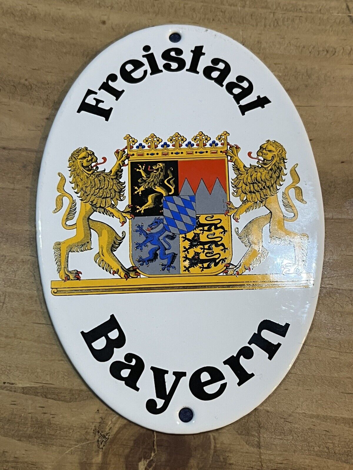 original bavarian border sign