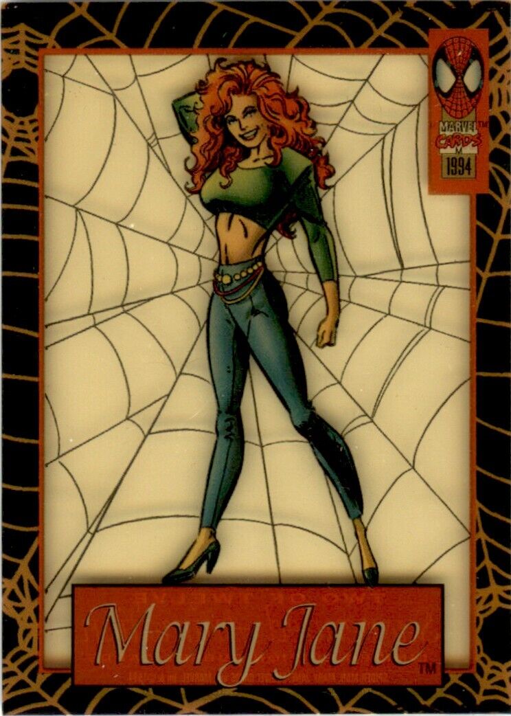 1994 Fleer The Amazing Spider-Man Suspended Animation #2 Mary Jane