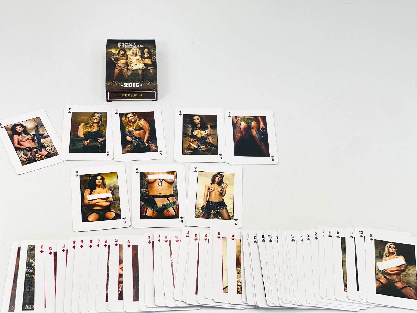 Hotshots Pinup Girls Nude Poker Gambling Kemps Cribbage Playing Cards L2