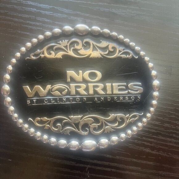 Montana Silversmiths by Clinton Anderson belt buckle No worries