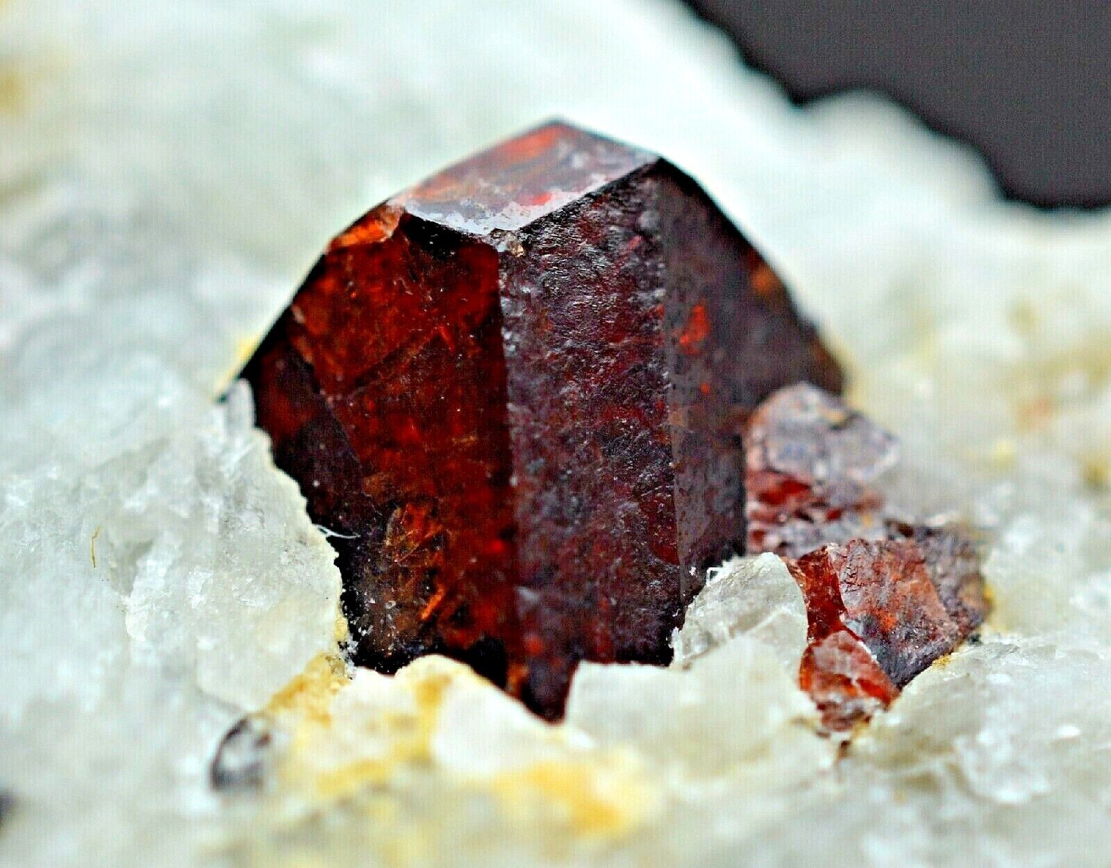 180 Gm Ultra Rare Reddish Top Zircon Crystals On Matrix From Afghanistan