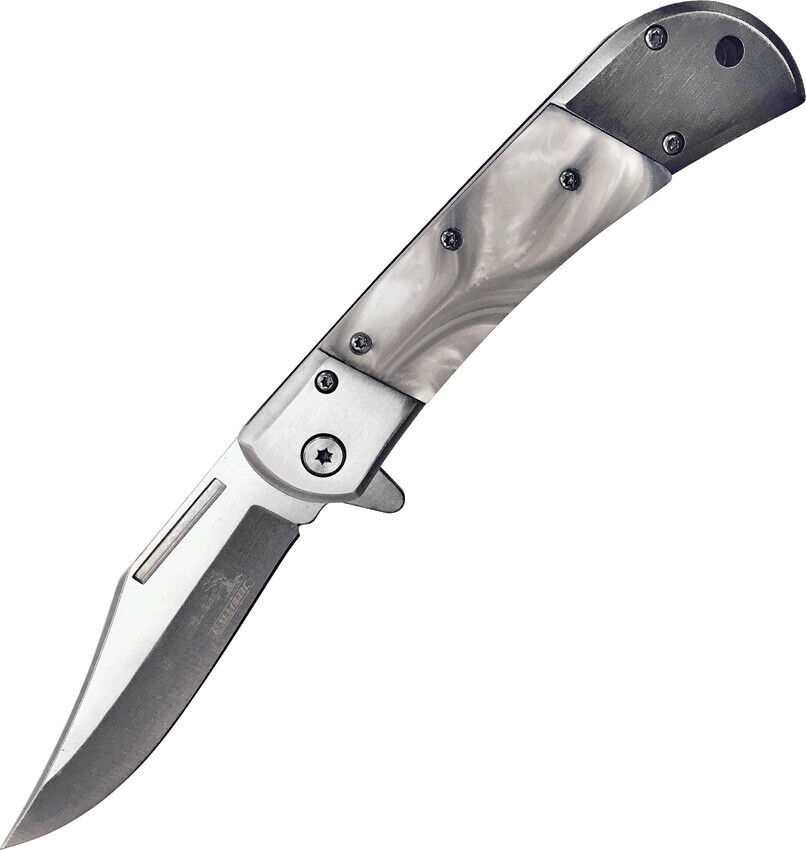 Elk Ridge Mother of Pearl Folding Pocket Knife MOP Assisted A/O Linerlock