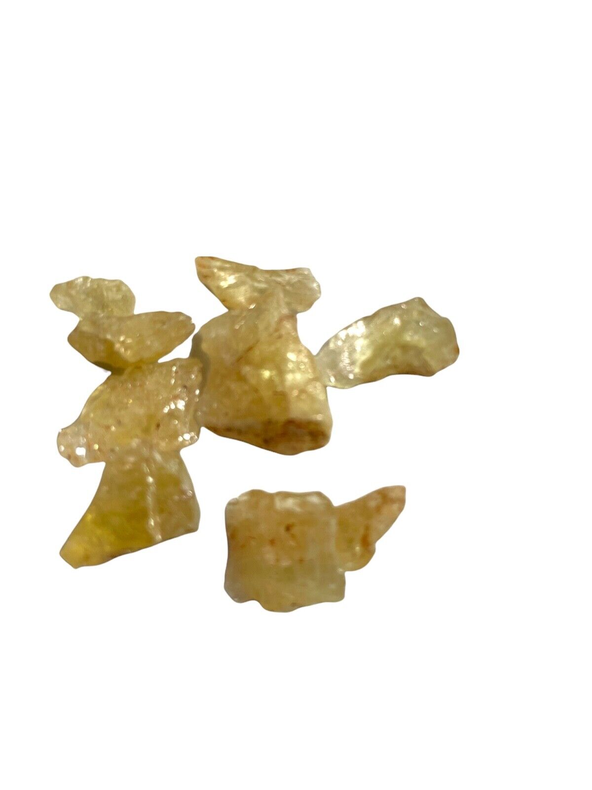 Gold Danburite Chips  Tanzania 9 grams 5-20mm Very Small Reiki Healing Crystals 
