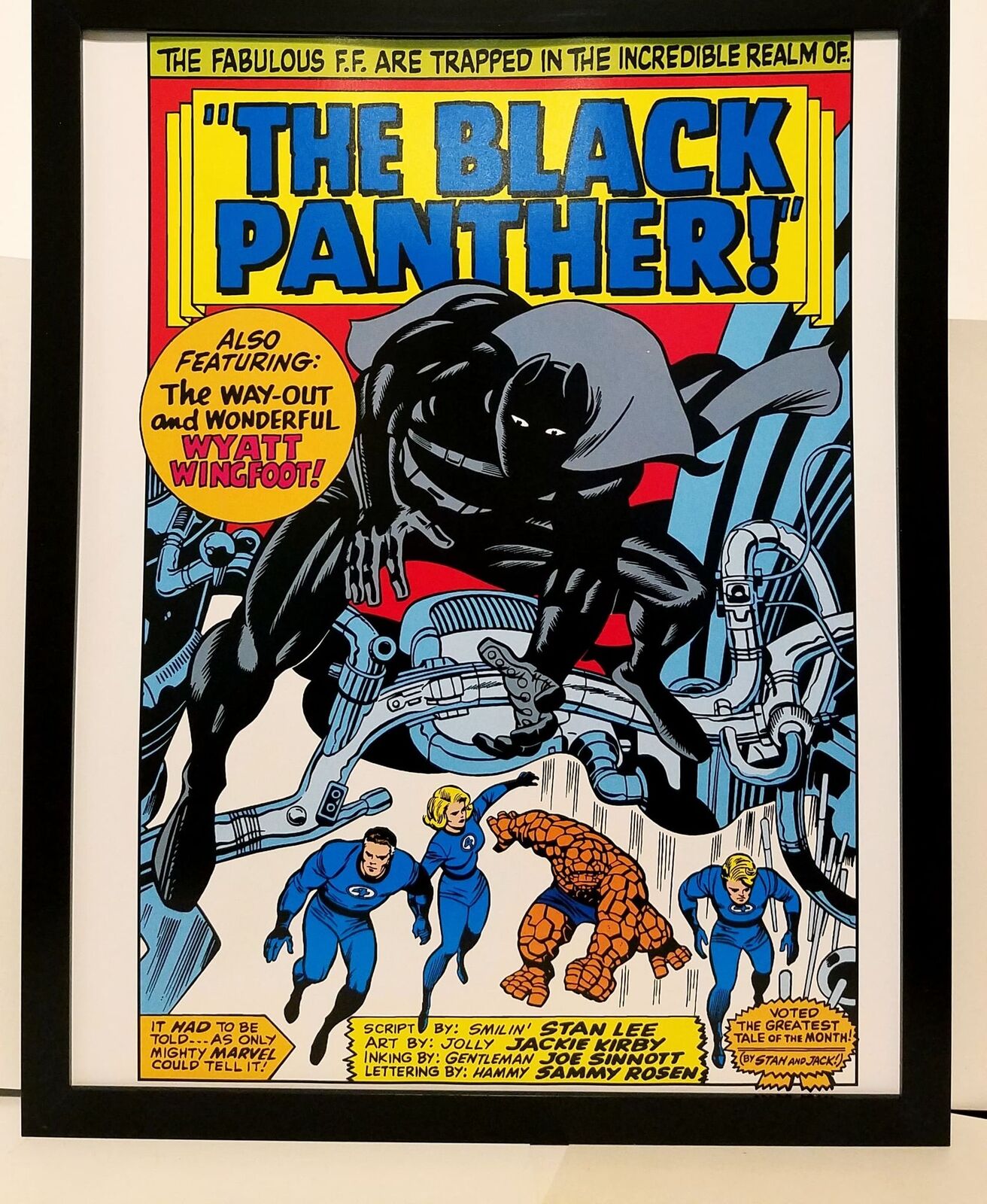 Fantastic Four #52 pg. 1 by Jack Kirby 11x14 FRAMED Marvel Comics Art Print Post
