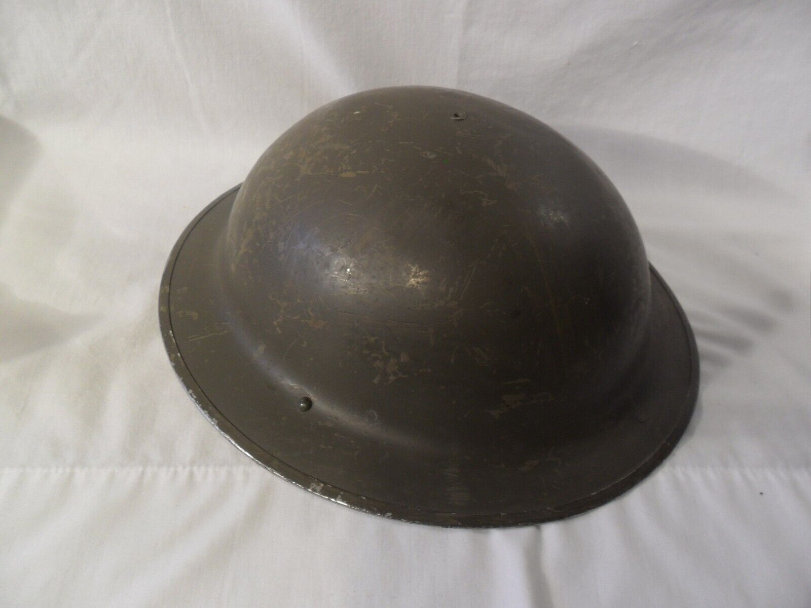 WWII Canadian Army Brodie Doughboy Helmet CL/C 1942 Original Strap & Liner