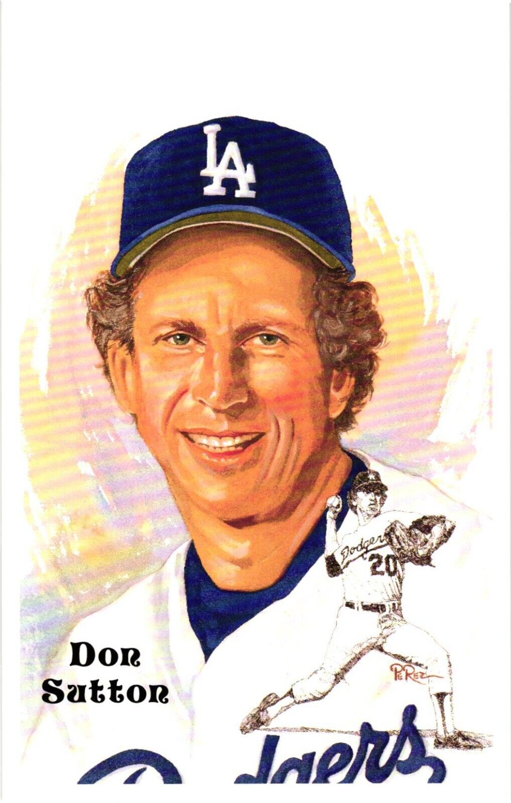 Don Sutton 1980 Perez-Steele Baseball Hall of Fame Limited Edition Postcard