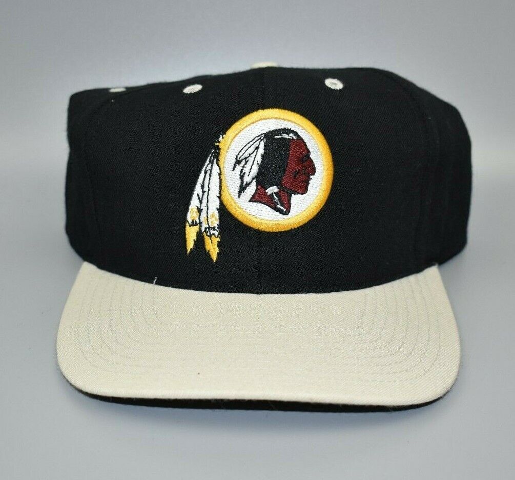Washington Redskins Twins Enterprise Vintage 90s Back Spell Out Snapback Cap Hat