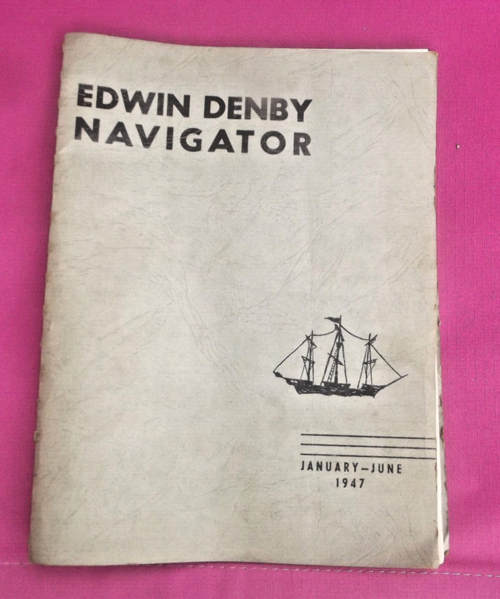 EDWIN DENBY NAVIGATOR HIGH SCHOOL YEARBOOK 1947 DETROIT
