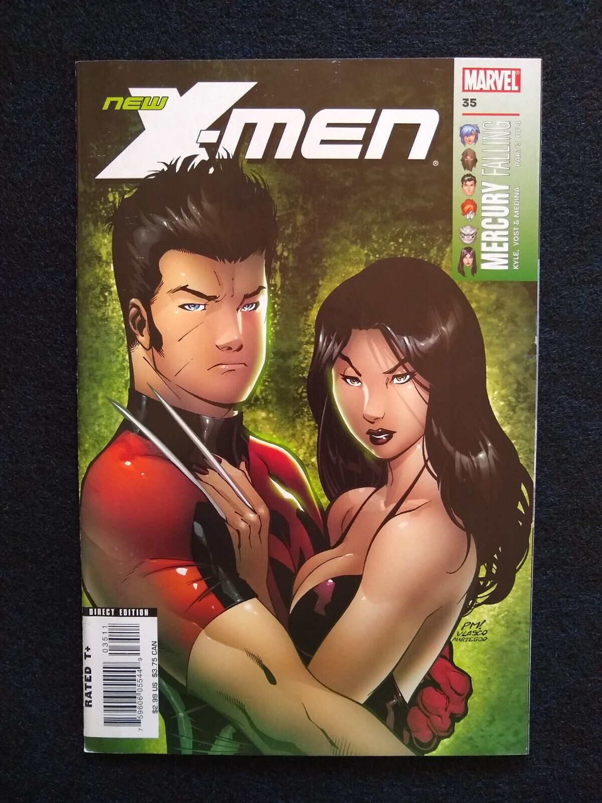 New X-Men #35 Marvel Comic MCU Mercury Falling Craig Kyle, Chris Yost 2007
