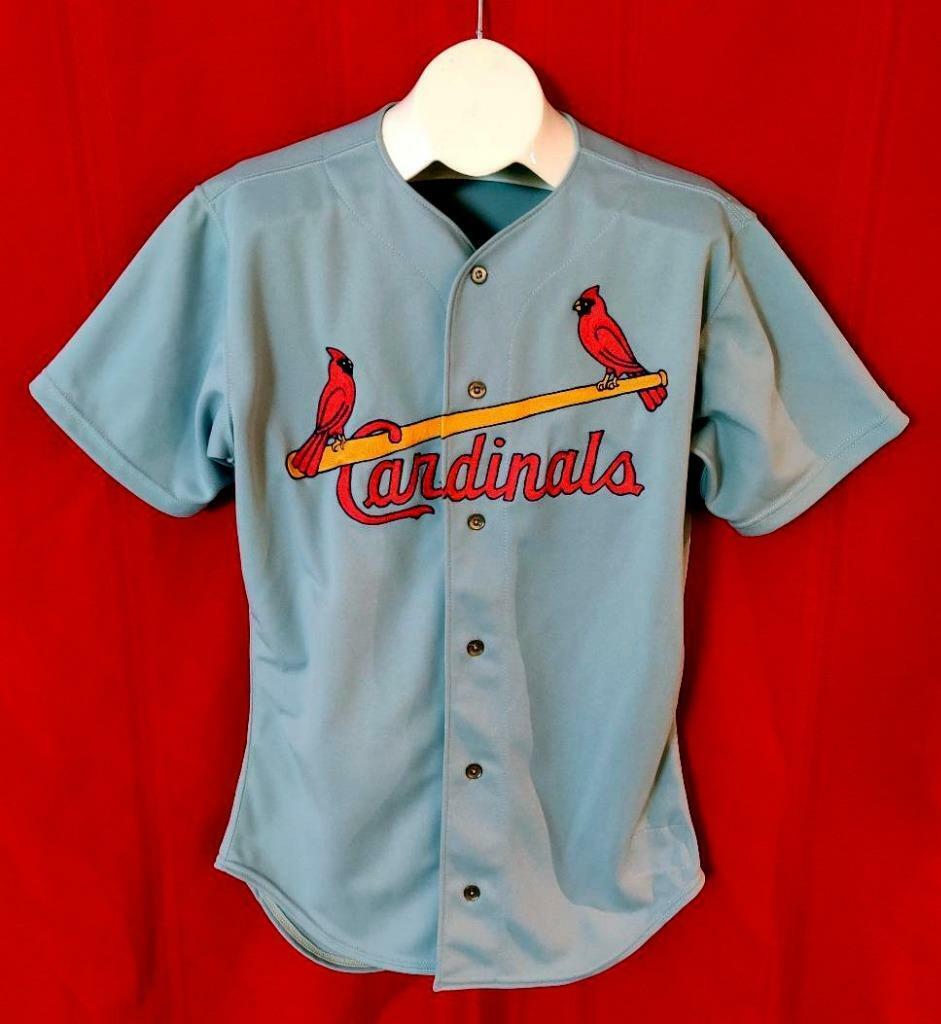 St. Louis Cardinals blank game issue Rawlings 1994 road jersey size 48 Set 1