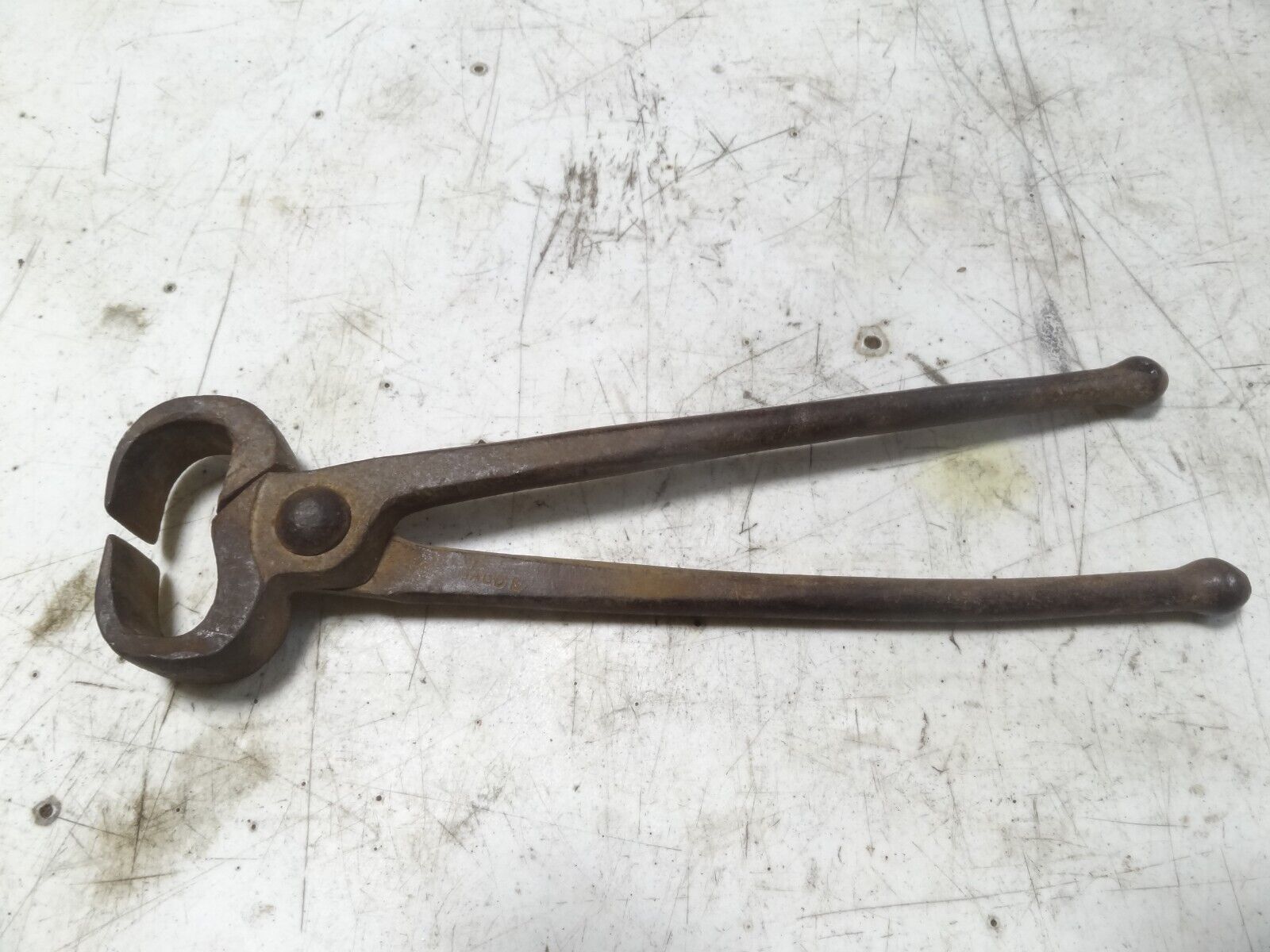 Vintage Farrier Horseshoeing Blacksmith Clippers Cutters Nippers Tool 13 1/2\