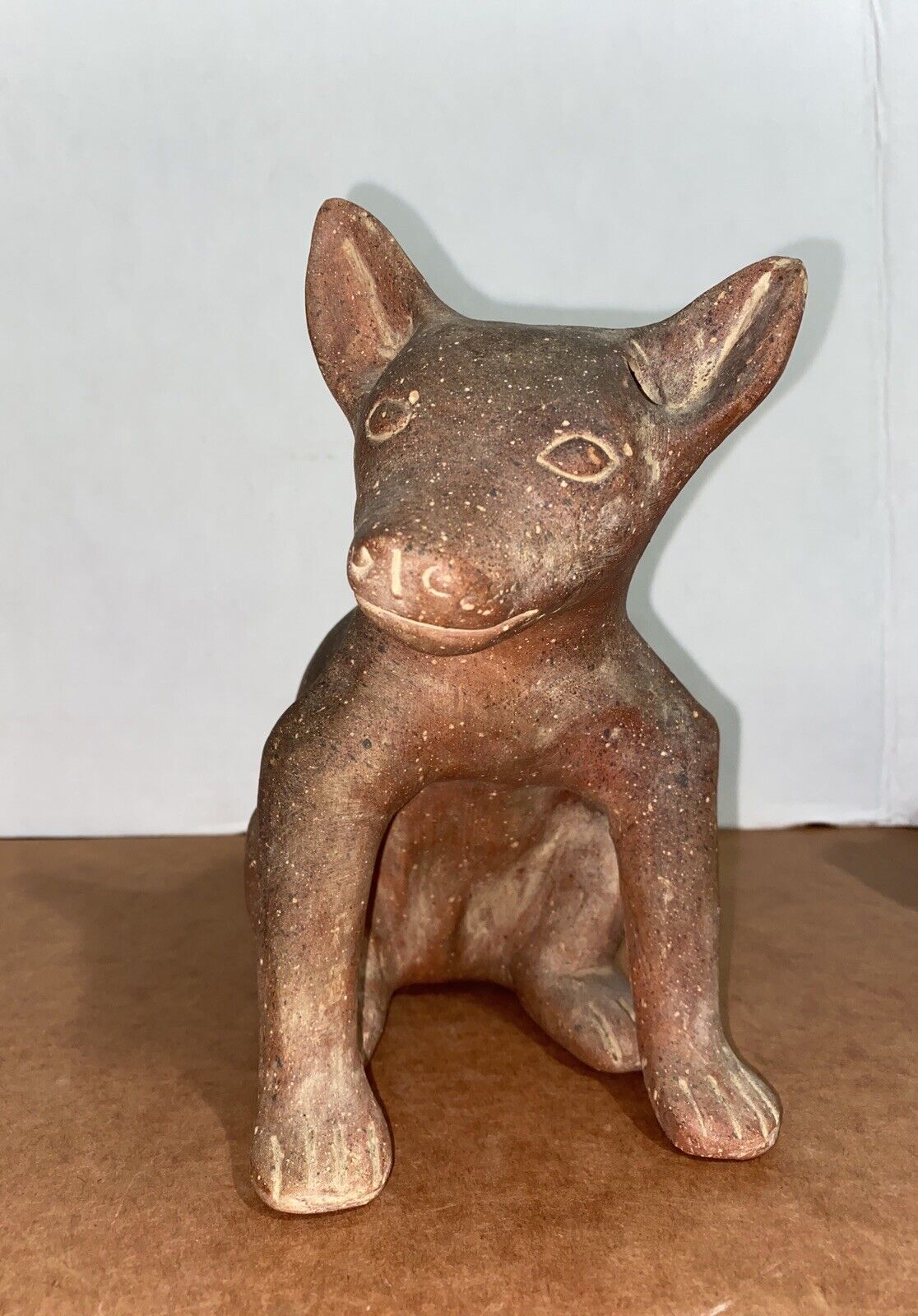 Unique Mexican Pottery Dog Figure Pre Columbia Colima RARE