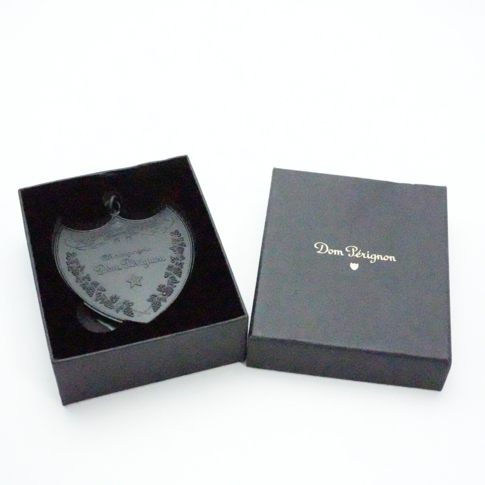 Dom Perignon Champagne COLLECTIBLE KEY RING Chain Keychain IN GIFT BOX