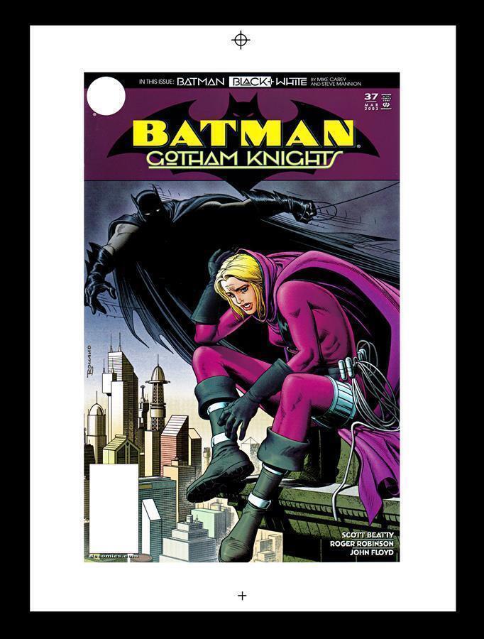 BATMAN GOTHAM KNIGHTS #37 RARE PRODUCTION ART COVER BRIAN BOLLAND DC COMICS