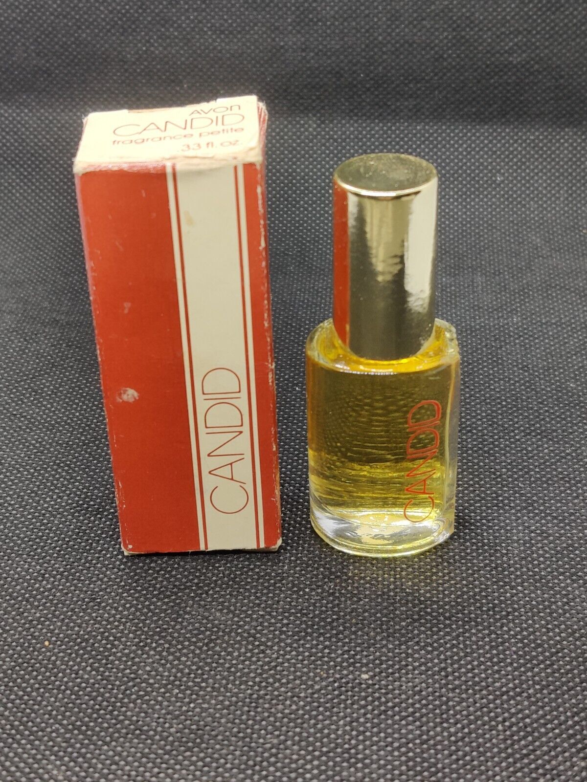 Vintage NOS Avon Candid Ultra Cologne Splash .33 fl oz Brand New in Box red box