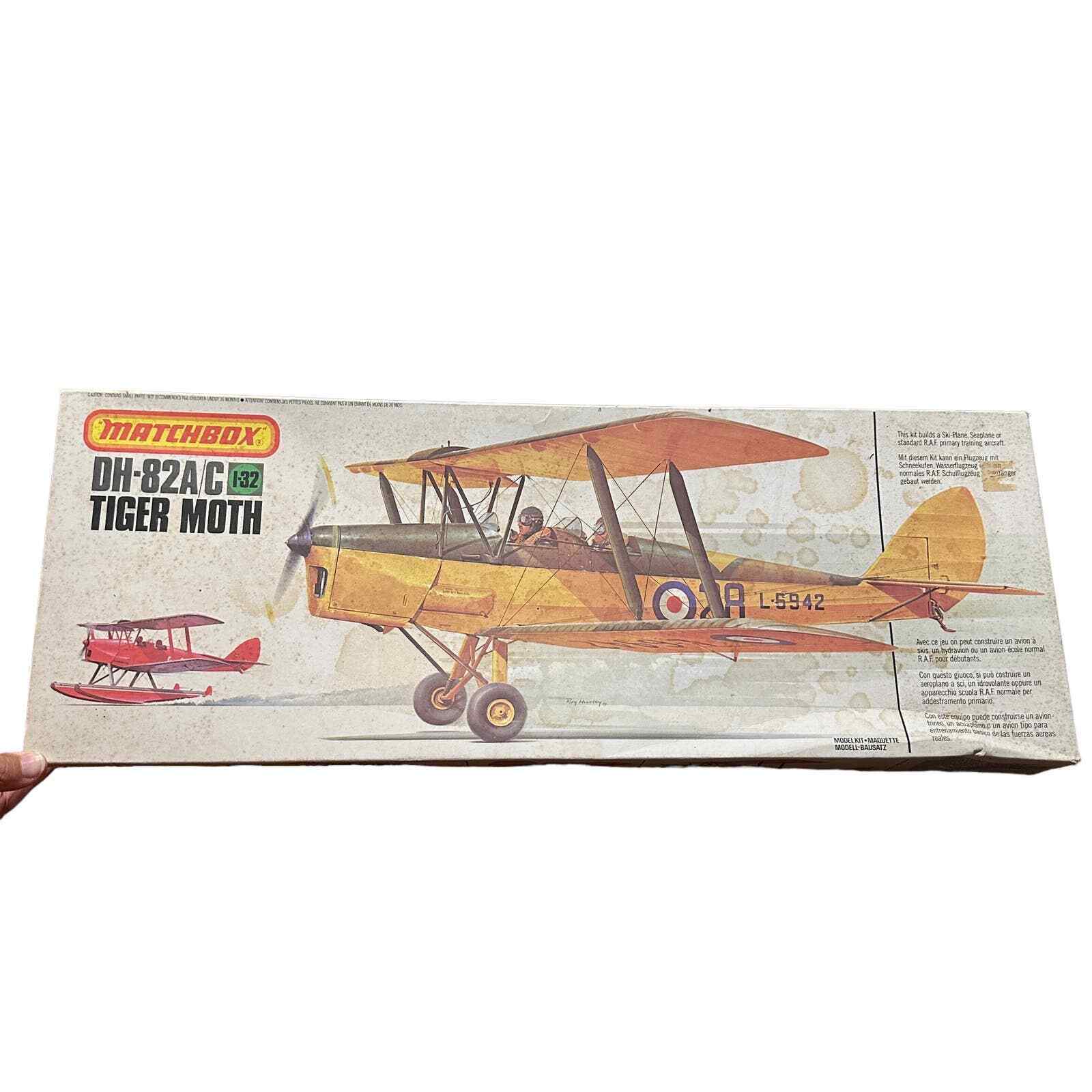 Matchbox DH-82A/C Tiger Moth 1:32 scale plastic model kit