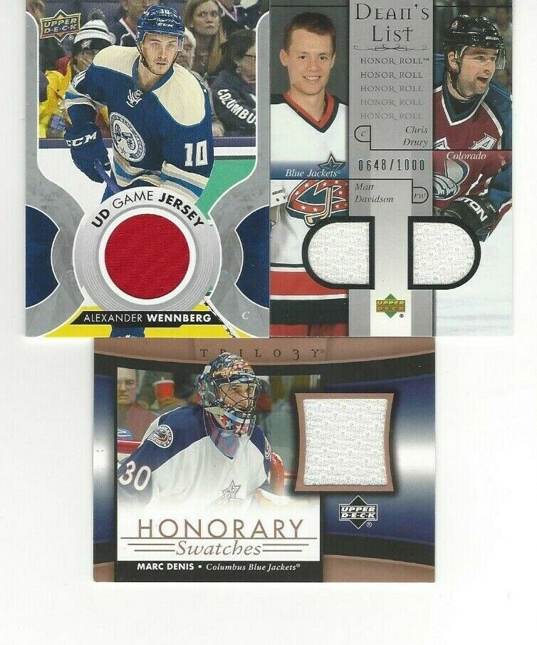 2005-06 Upper Deck Trilogy Honorary Swatches #HSMD Marc Denis Columbus